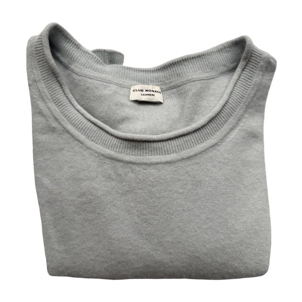 Club Monaco Baby Blue 100% Cashmere Sweater Women’s Medium